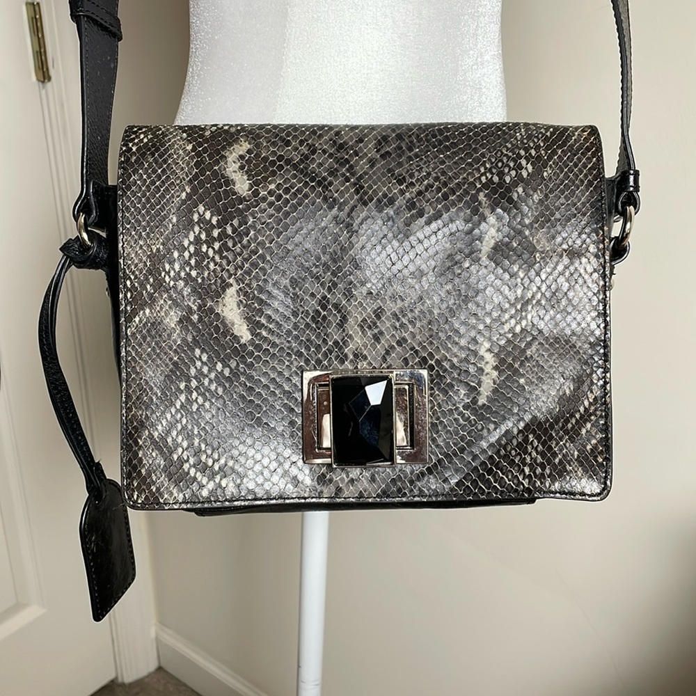 Badgley Mischka: Snake Skin Shoulder Bag
